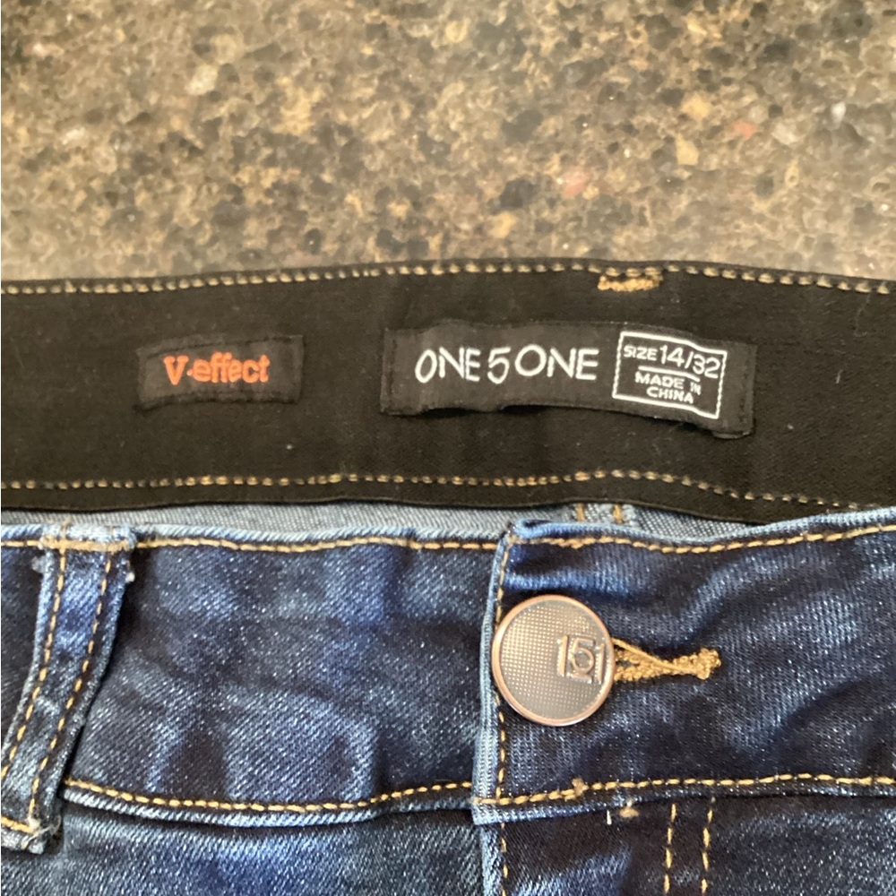 One 5 One Women's Blue Jeans - Picture 3 of 5